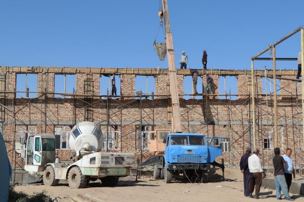 Keleshegi aydın qurılıs dawam etpekte