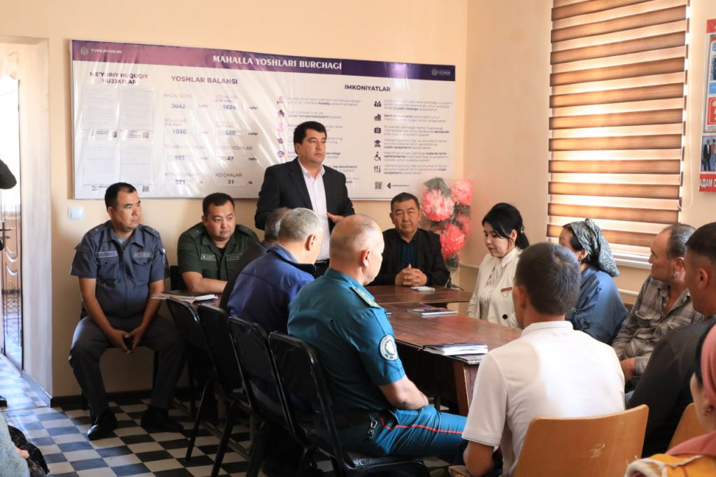 Taxtakópir rayonında Qaraqalpaqstan Respublikası Ádillik ministrligi tárepinen kóshpeli qabıllaw ótkerildi.
